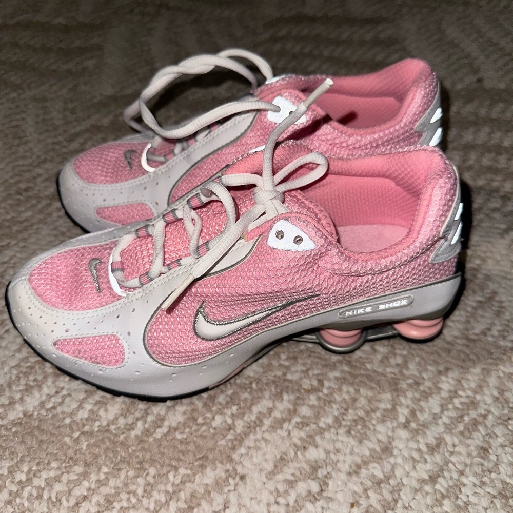 Nike Pink and Cream Athletic Shoes